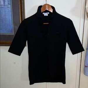 Lacoste Womens Polo in Classic Black